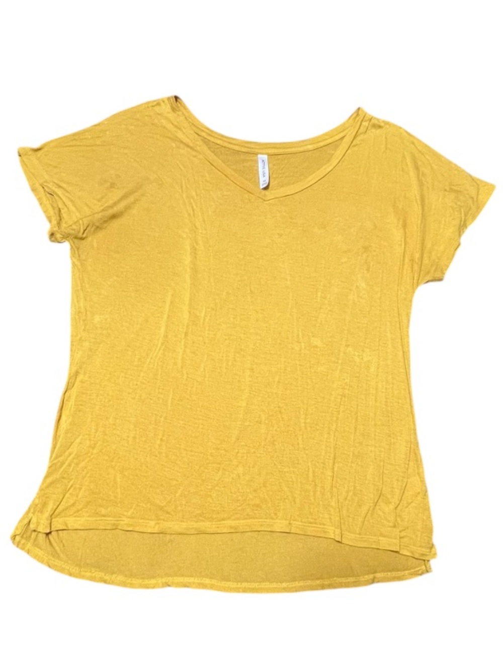 Active USA Mustard Yellow Crewneck Tee